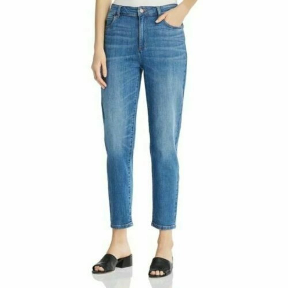 EILEEN FISHER Organic Cotton Soblu Ankle Jean Sz 0 - Picture 2 of 10